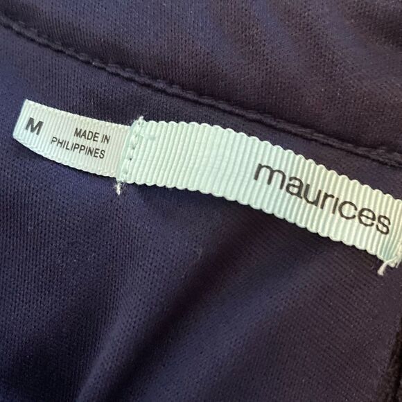Maurices Navy Lace Dress Medium - Picture 5 of 6